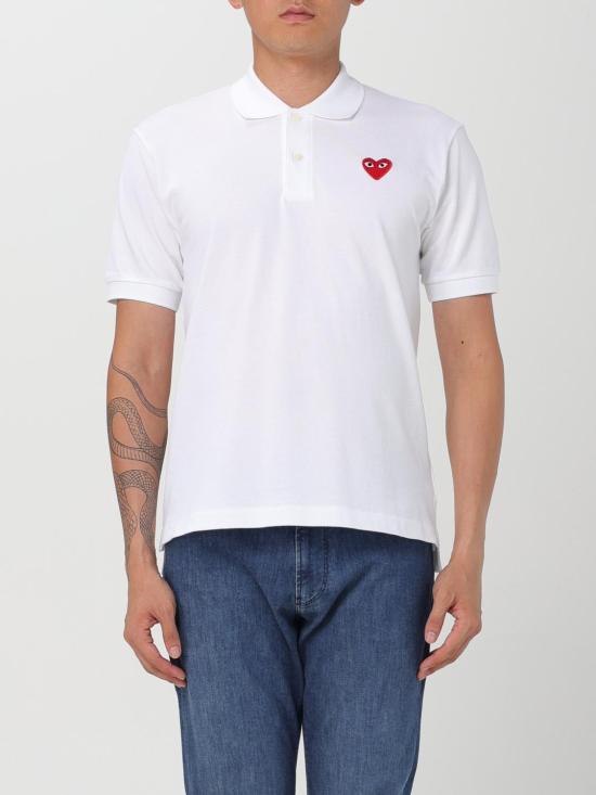  꼼데가르송 폴로 티셔츠 AXT006 5 White
