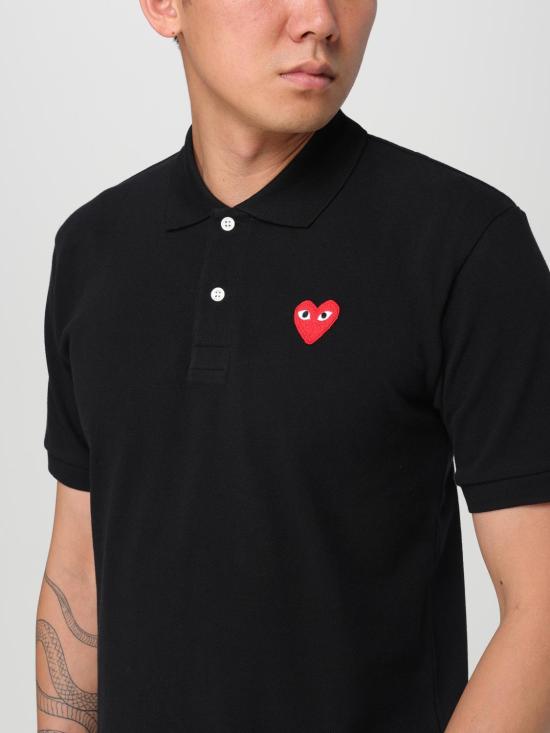  꼼데가르송 폴로 티셔츠 AXT006 1 Black - COMME DES GARCONS