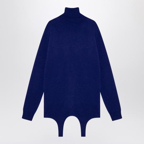 24FW 생로랑 긴팔 티셔츠 806969YALL2 Blue - SAINT LAURENT