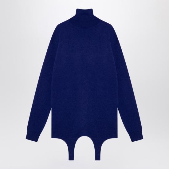 24FW 생로랑 긴팔 티셔츠 806969YALL2 Blue