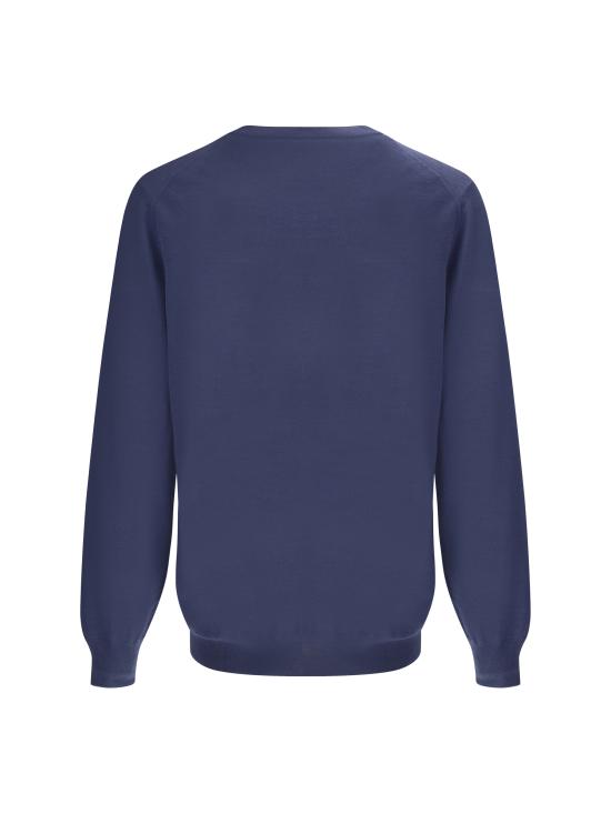 25SS 브루넬로 쿠치넬리 스웨터 M2400100 CQT58 BLUE - BRUNELLO CUCINELLI