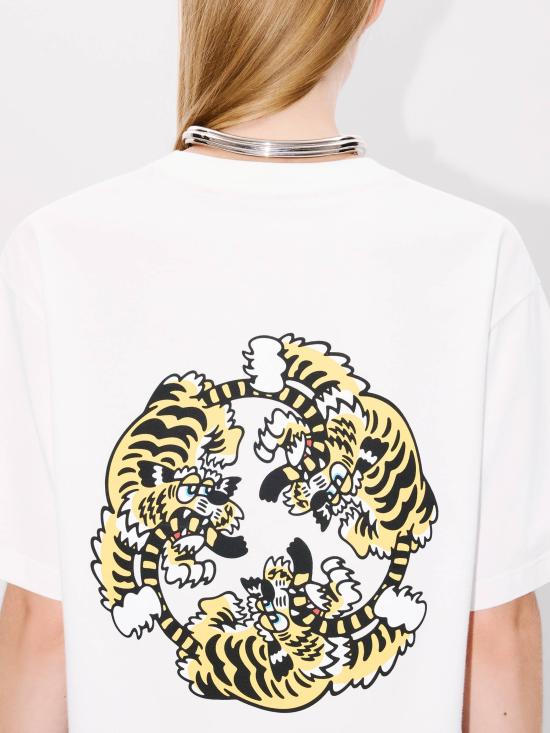 25SS 겐조 반팔 티셔츠 FF58TS4814SG 02 White - KENZO