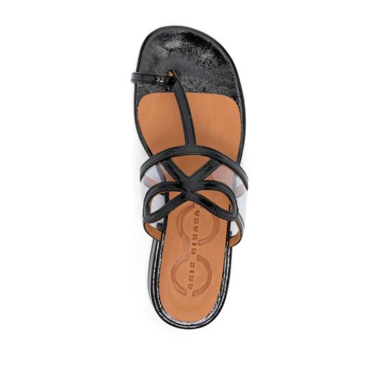 25SS 치에 미하라 뮬/슬리퍼 TUENTY SUCNE BLACK - CHIE MIHARA