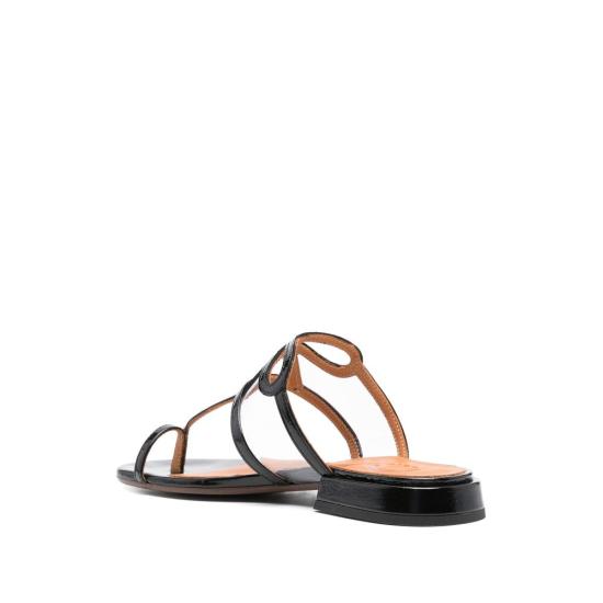 25SS 치에 미하라 뮬/슬리퍼 TUENTY SUCNE BLACK - CHIE MIHARA