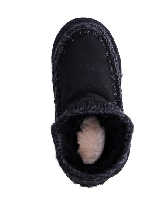 26FW 모우 에스키모 18 글리터 로고 부츠 101050ABKBK BLACK - MOU