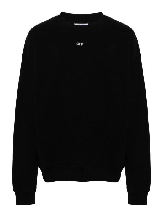  오프화이트 긴팔 티셔츠 OMBA054C99FLE0061001 Black