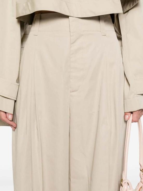 24FW 보테가베네타 스트레이트 팬츠 771675V3YS01574 Beige - BOTTEGA VENETA