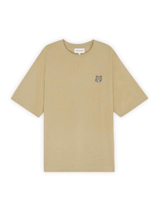  메종키츠네 볼드 폭스 헤드 패치 오버사이즈 티셔츠 LM00107KJ0119P357 Beige