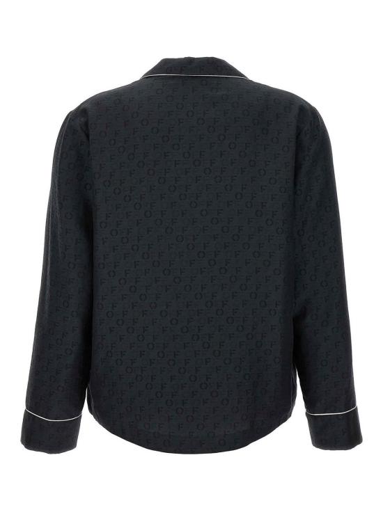 24FW 오프화이트 셔츠 OWGE016C99FAB0011000 Black - OFF WHITE