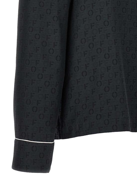 24FW 오프화이트 셔츠 OWGE016C99FAB0011000 Black - OFF WHITE