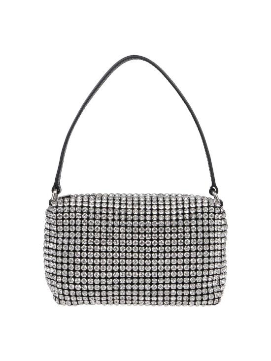 26SS 알렉산더 왕 HEIRESS 라인스톤 숄더백 2019P0813J100 Silver