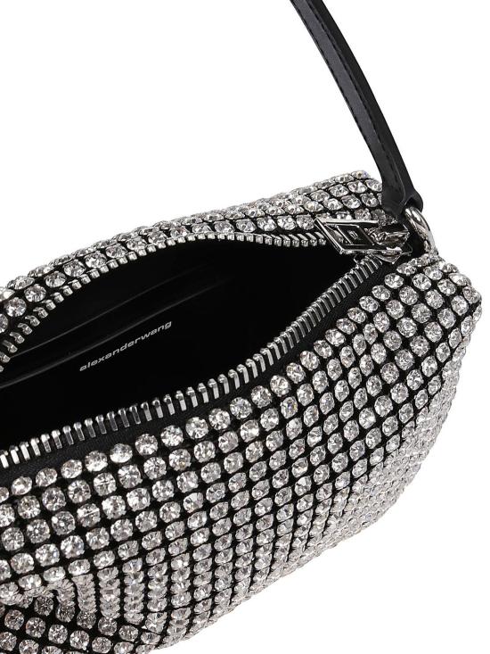 26SS 알렉산더 왕 HEIRESS 라인스톤 숄더백 2019P0813J100 Silver - ALEXANDER WANG