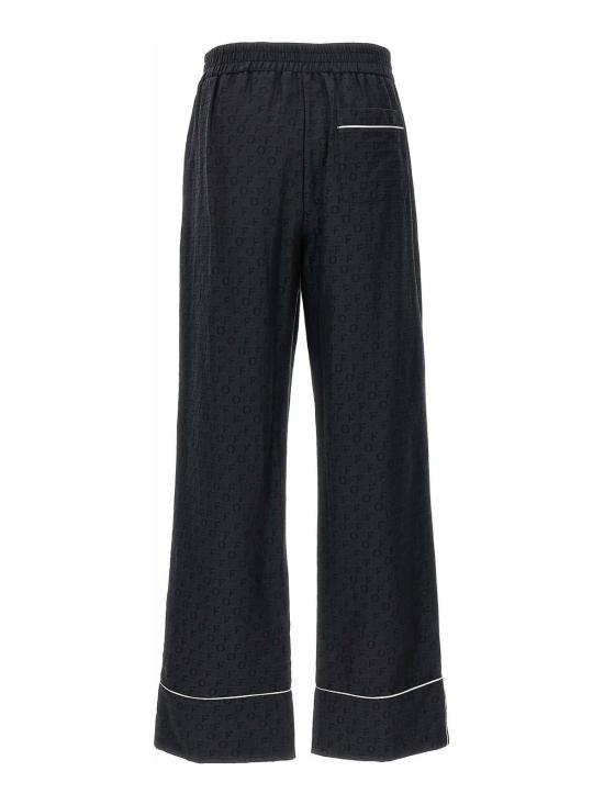 24FW 오프화이트 스트레이트 팬츠 OWCA186C99FAB0011000 Black - OFF WHITE