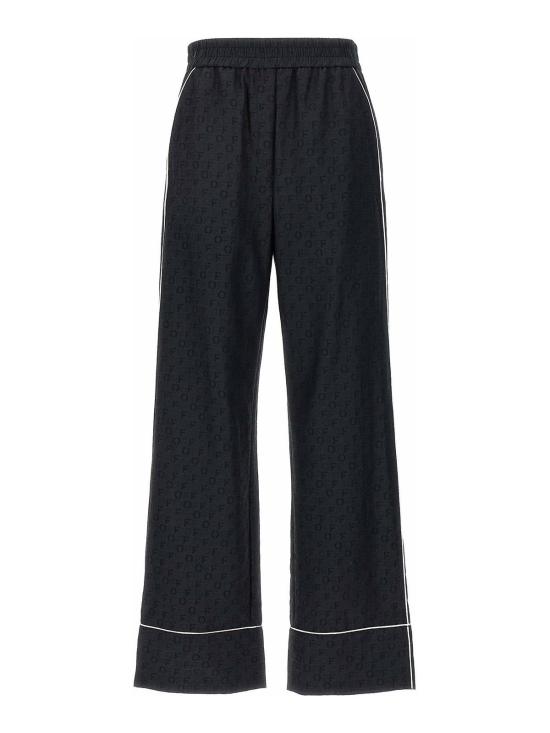 24FW 오프화이트 스트레이트 팬츠 OWCA186C99FAB0011000 Black