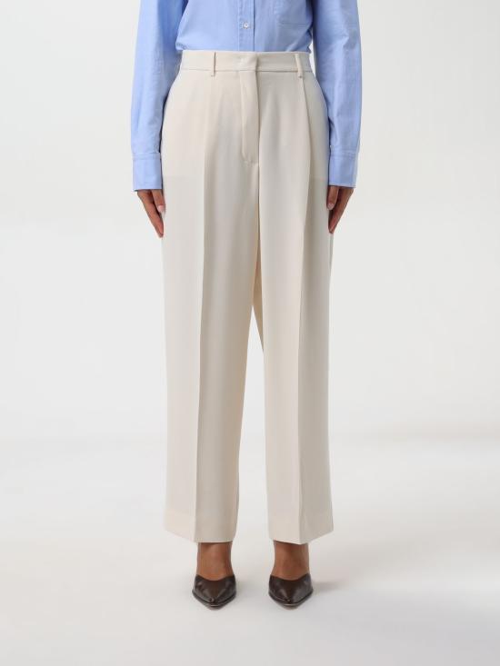 25FW 위켄드막스마라 스트레이트 팬츠 2425136091600 009 Beige