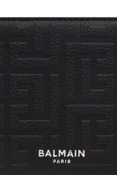 25SS 발망 가죽소품 DM1NM061LPSE NOIR - BALMAIN