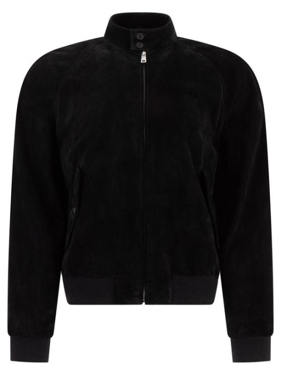 25SS 프라다 / 남성 스웨이드 봄버 자켓 UPW524158G BLACK BPG