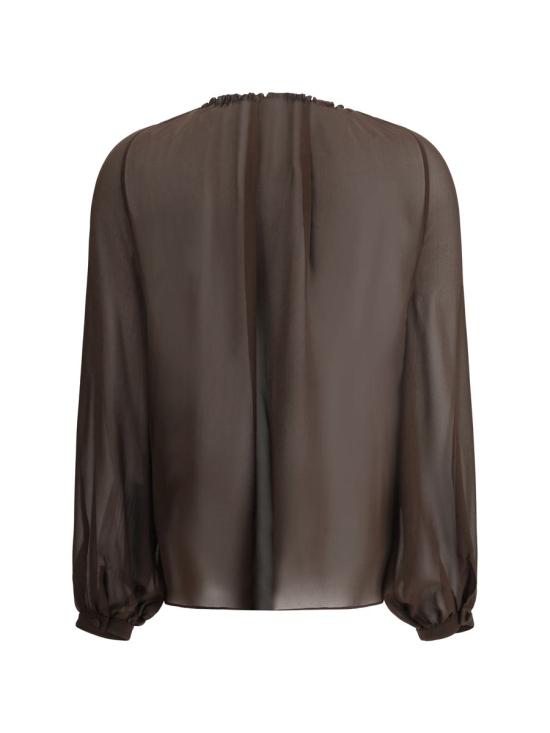 25SS 톰포드 블라우스 TS2091FAX852 KB922 BROWN - TOMFORD