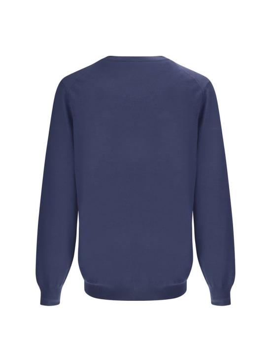 25SS 브루넬로 쿠치넬리 스웨터 M2400100 CQT58 BLUE - BRUNELLO CUCINELLI