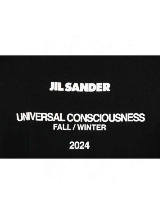  질샌더 반팔 티셔츠 J22GC0189 J46219 001 BLACK - JIL SANDER