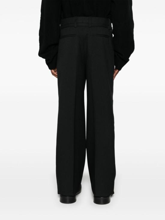  질샌더 스트레이트 팬츠 J22KA0213 J70001 001 BLACK - JIL SANDER
