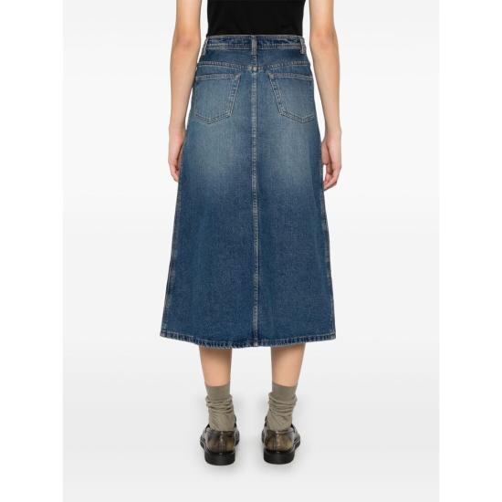 25SS 아페쎄 미디 스커트 COHFC F06423 IAL BLUE - A.P.C.