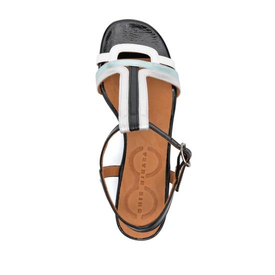 25SS 치에 미하라 샌들 LALUCE SUCNE SILVER BLACK - CHIE MIHARA