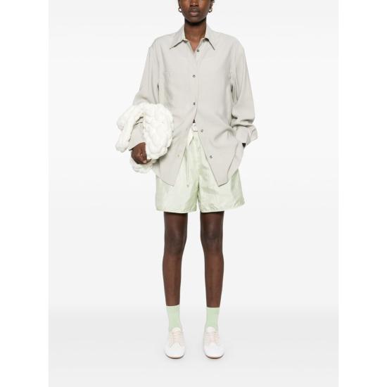 25SS 질샌더 숏팬츠 J70003 J40KA0256 336 GREEN - JIL SANDER