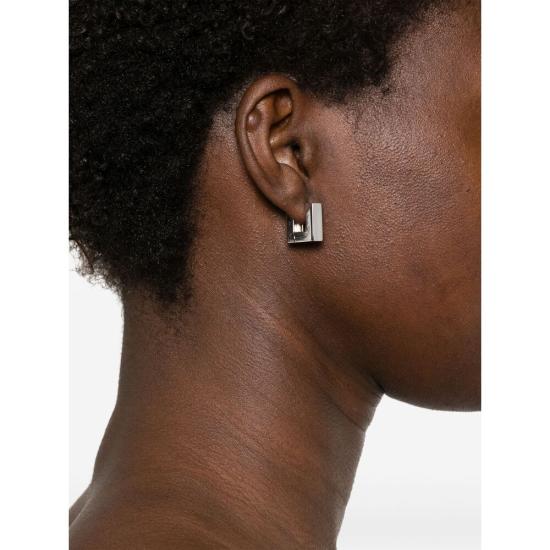 25SS 톰우드 이어링 101008 SQUARE HOO SILVER - TOM WOOD