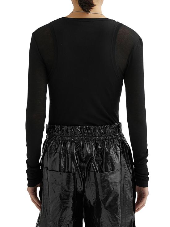 25SS 질샌더 스웨터 J02NH0012J20249001 BLACK Black - JIL SANDER