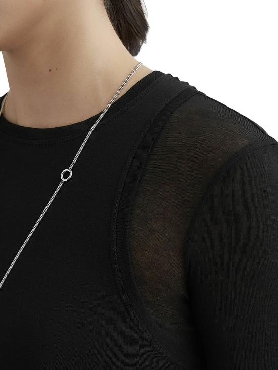 25SS 질샌더 스웨터 J02NH0012J20249001 BLACK Black - JIL SANDER