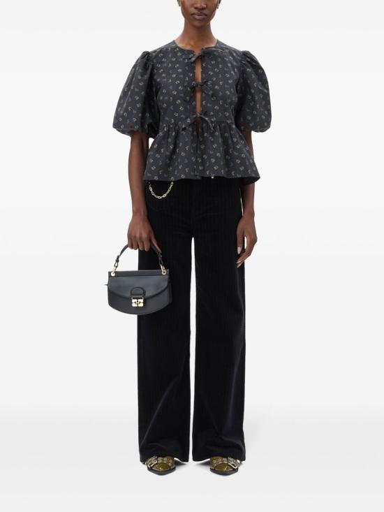 25SS 가니 토트백 A6349 099 Black - GANNI