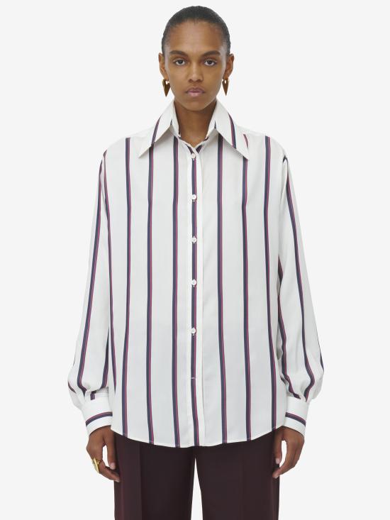 25SS 알렉산더 맥퀸 셔츠 819450QBAC9 9194 White - ALEXANDER MCQUEEN