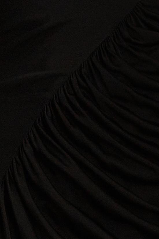  생로랑 숏 원피스 731660Y7F98 1000 - SAINT LAURENT