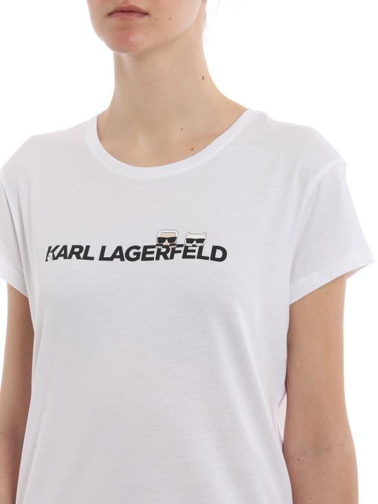  칼라거펠트 반팔 티셔츠 91KW1721 White - KARL LAGERFELD