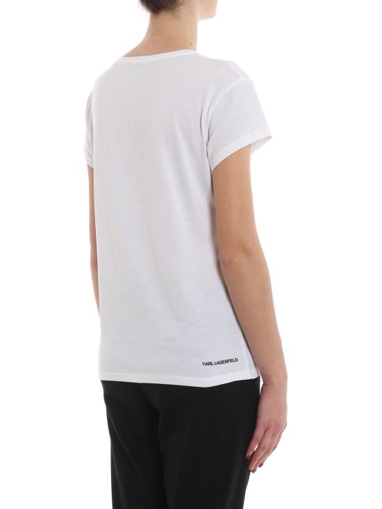  칼라거펠트 반팔 티셔츠 91KW1721 WHITE - KARL LAGERFELD