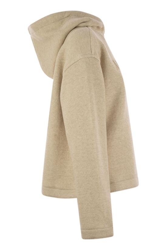 25SS 막스마라 후드 티셔츠 2511921018600 002 SAND - MAX MARA