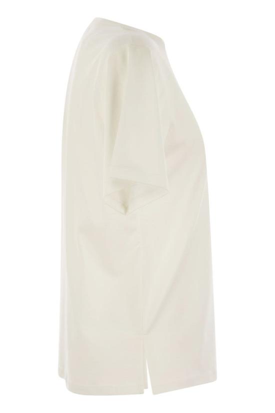 25SS 위켄드막스마라 반팔 티셔츠 2515971031600 001 WHITE - WEEKEND MAX MARA