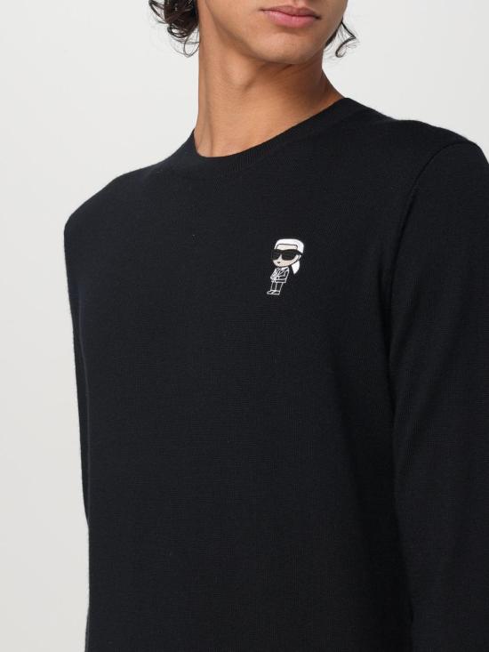 25FW 칼라거펠트 긴팔 티셔츠 605112 544602 19 White - KARL LAGERFELD