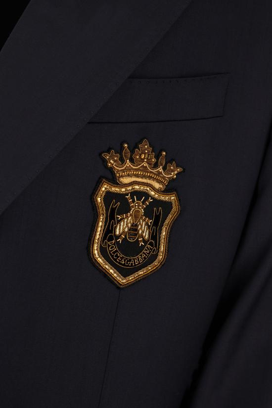 25SS 돌체앤가바나 수트 자켓 G2TJ8ZFUBFA B4902 NAVY BLUE - DOLCE & GABBANA