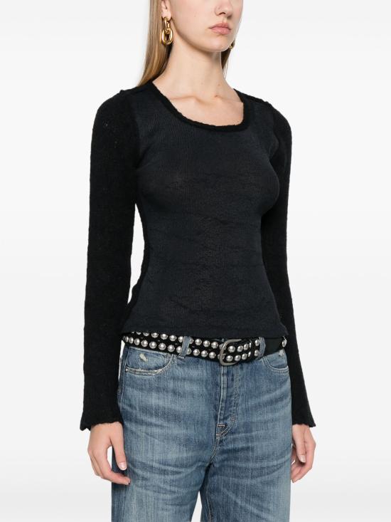  아워레가시 긴팔 티셔츠 W4243IB BLACK DOM - OUR LEGACY