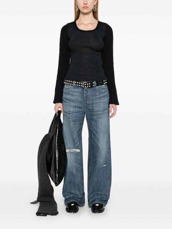  아워레가시 긴팔 티셔츠 W4243IB BLACK DOM - OUR LEGACY