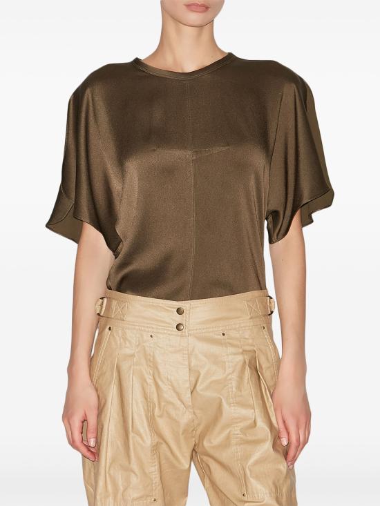  이자벨마랑 반팔 티셔츠 HT0568FAC1J04I 50BZ BRONZE - ISABEL MARANT