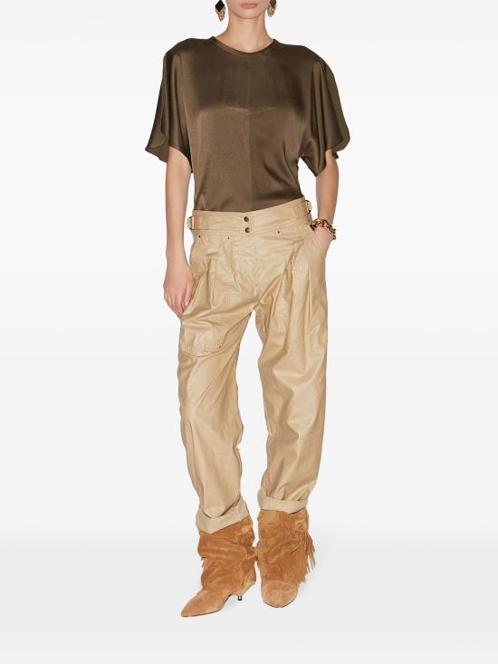  이자벨마랑 반팔 티셔츠 HT0568FAC1J04I 50BZ BRONZE - ISABEL MARANT