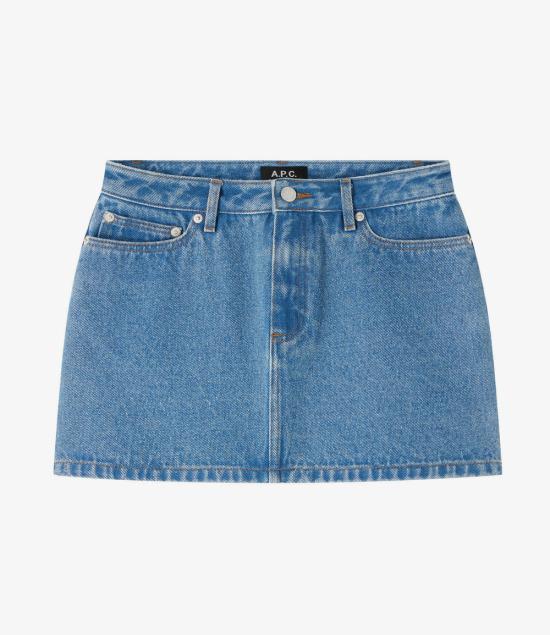  아페쎄 데님 스커트 COHCWF06093IAL NAVY DOM