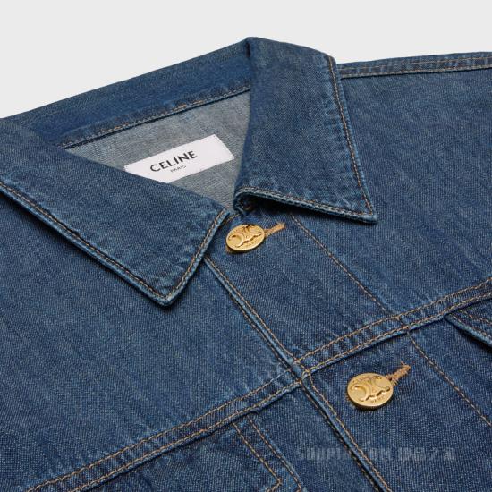  셀린느 데님 자켓 2Q831361M08DO DOM - CELINE