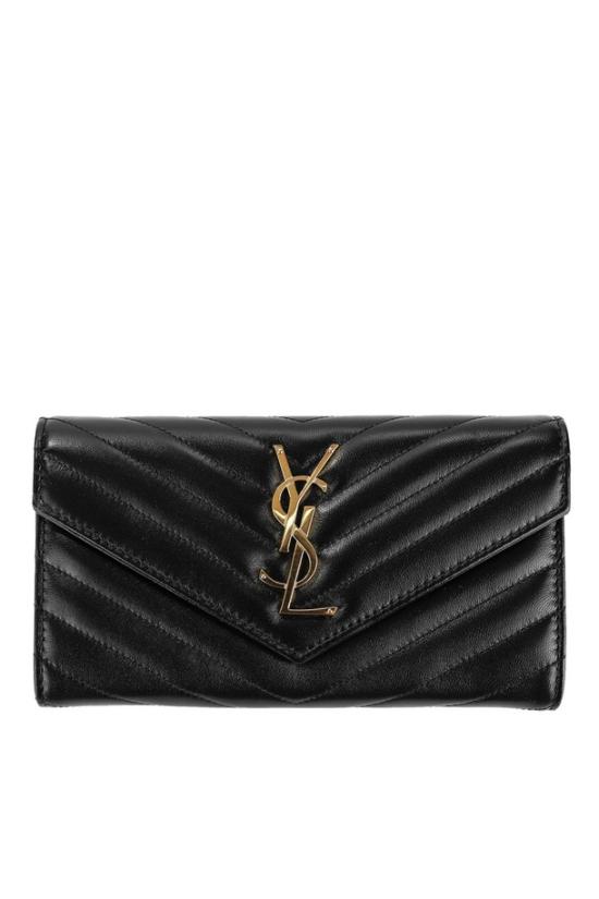  생로랑 장지갑 372264AAA441000 BLACK DOM