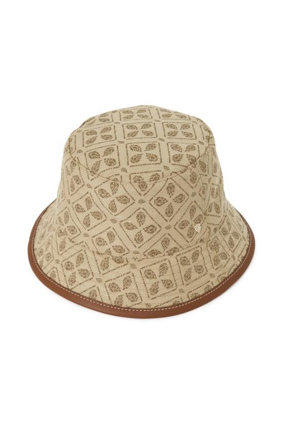  헬렌카민스키 NOVA 버킷햇  HAT51603 JACQUARD LATTE CUOIO DOM