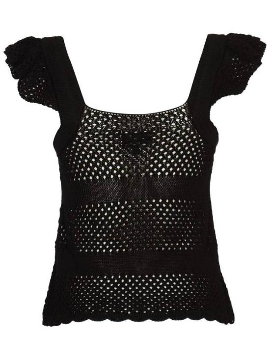  아페쎄 민소매 티셔츠 COGDIF23305LZZ BLACK DOM - A.P.C.