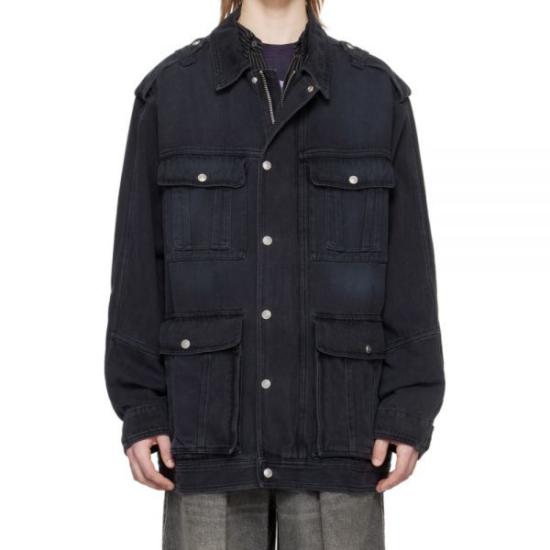  이자벨마랑 데님 자켓 VE0272HAB1H07H02FK FADED BLACK DOM